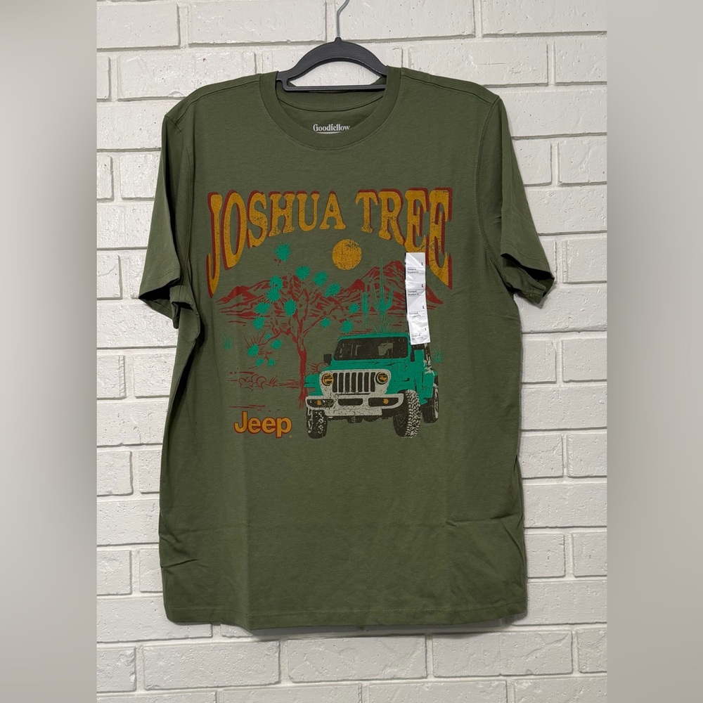 Men’s Goodfellow X Jeep Joshua Tree tee. Size L. NWT